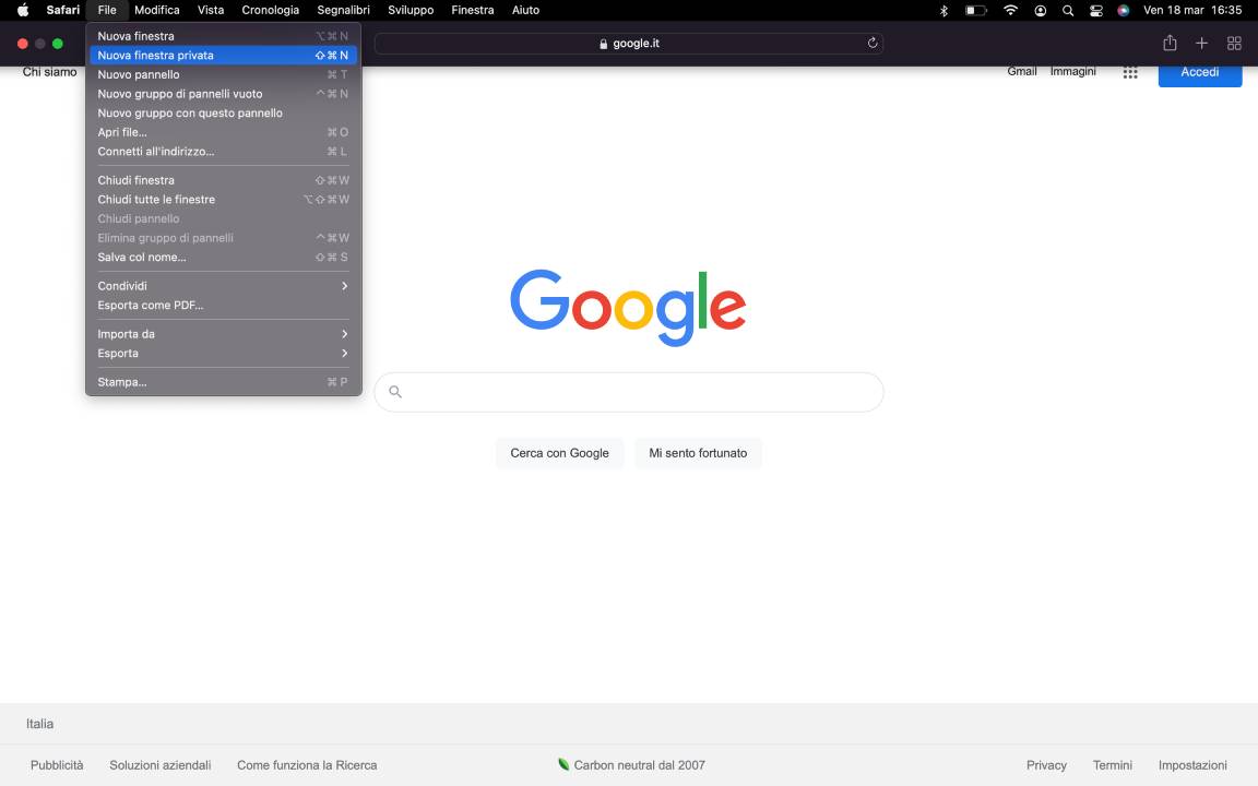 Come navigare in incognito con Safari Come navigare in incognito con Safari