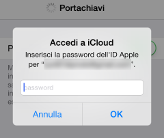 Apple iCloud Keychan iOS 7.0.3