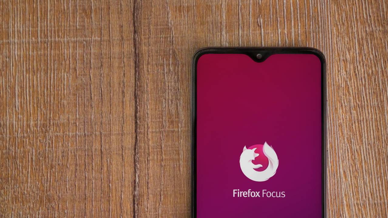 logo firefox focus su smartphone