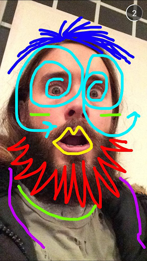 Jared Leto su Snapchat