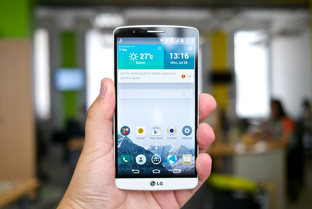 Il display dello LG G3