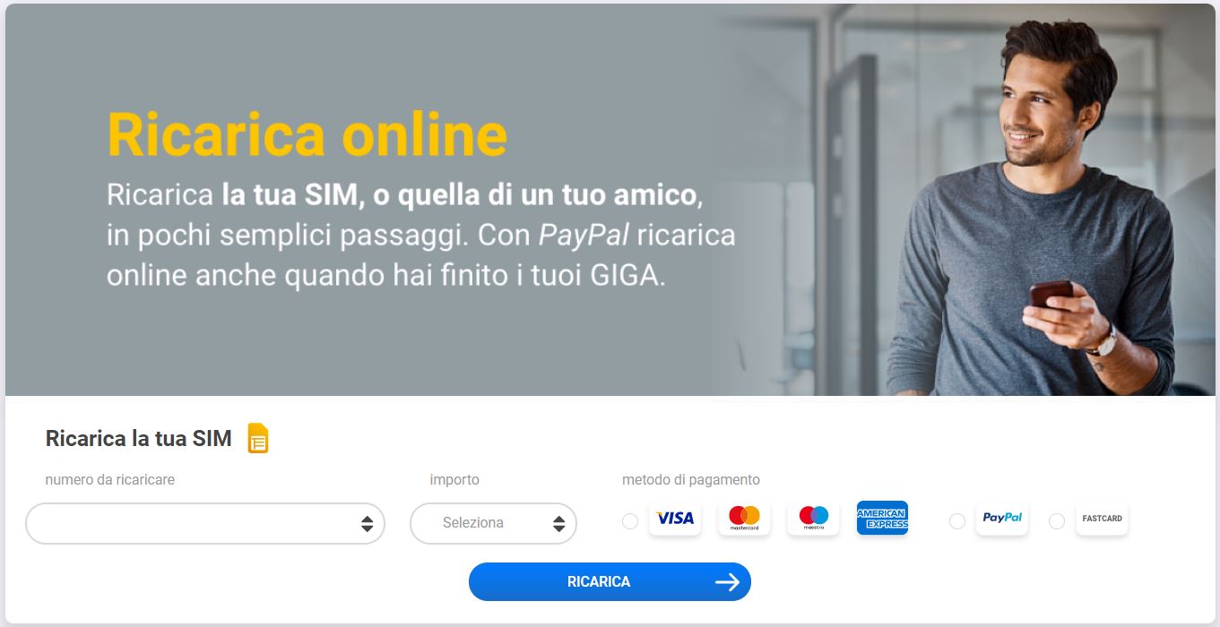 Myfastweb Come Ricaricare La Sim