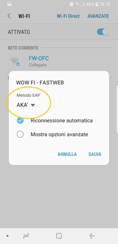 scarica wow fi fastweb