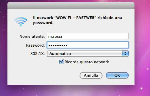 scarica wow fi fastweb