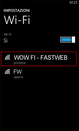 WOW FI FASTWEB SCARICARE