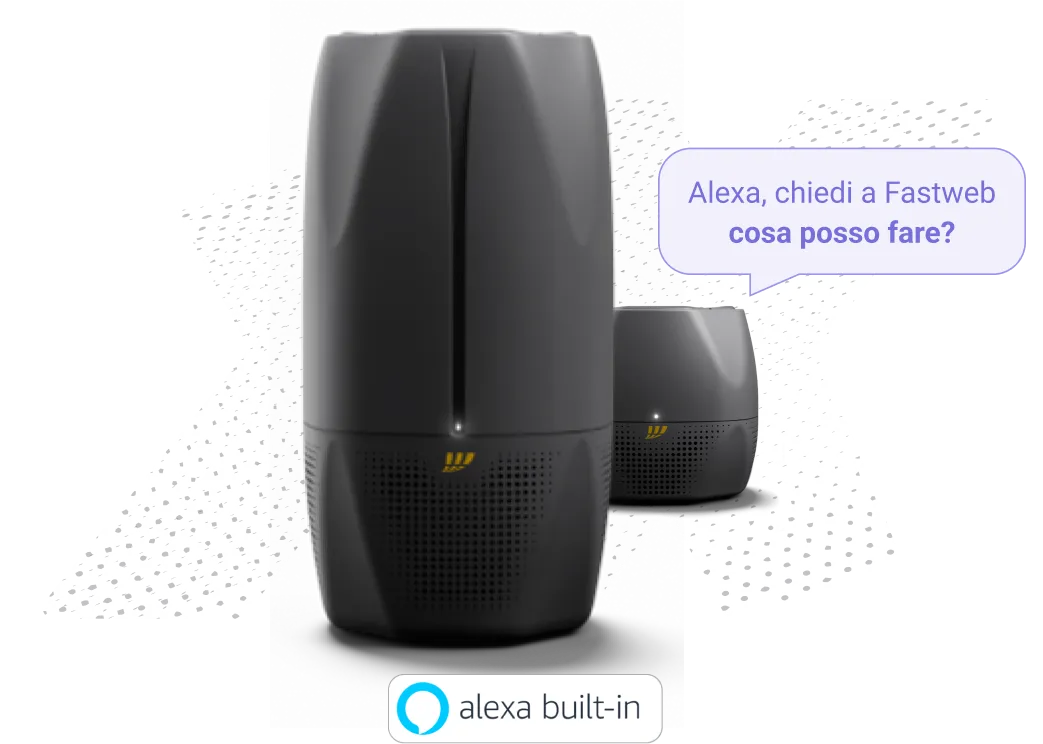 Fastweb NeXXt, il nuovo router è uno smart speaker Alexa con Wi-fi 6 e  extender mesh