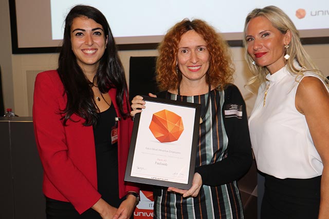 Fastweb ritira il premio Universum Award