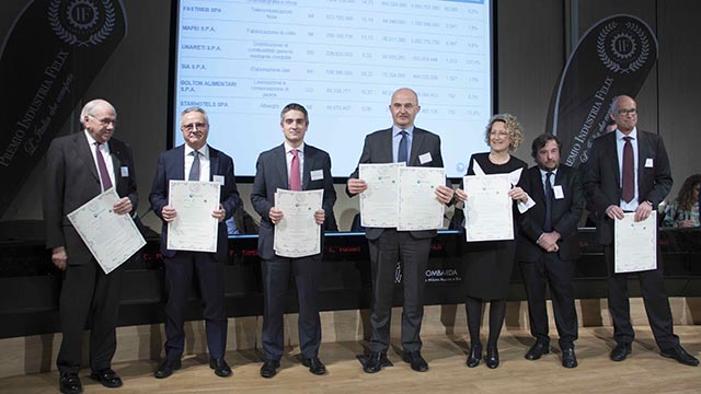 Premio Industria Felix 2018 Lombardia, i premiati