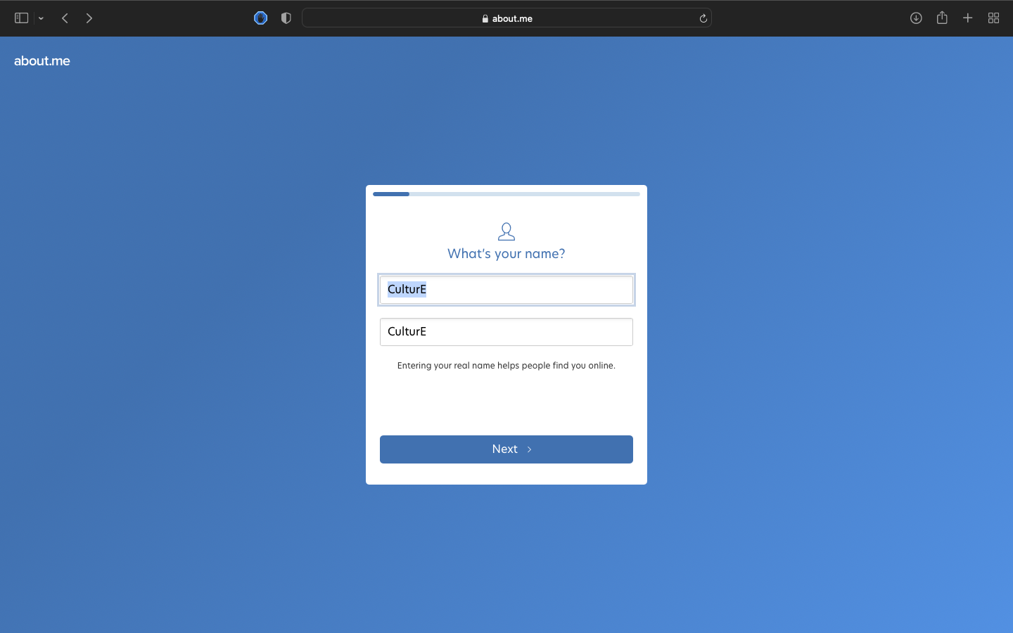 Come funziona l’offerta di About Me per creare un sito web