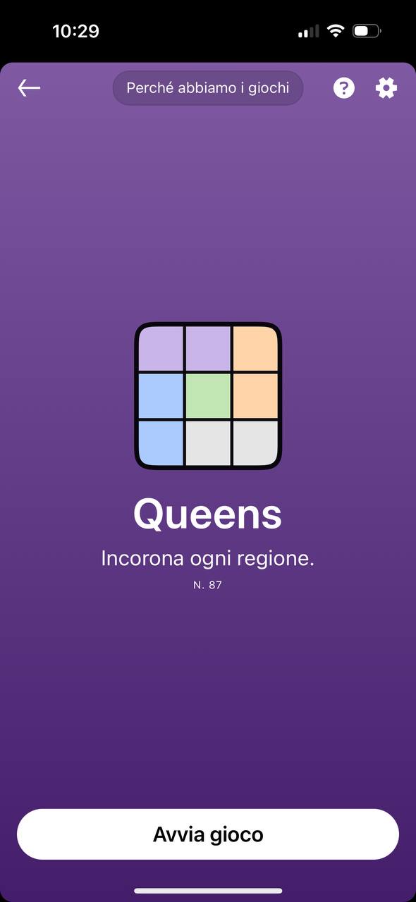 Gioco su linkedin