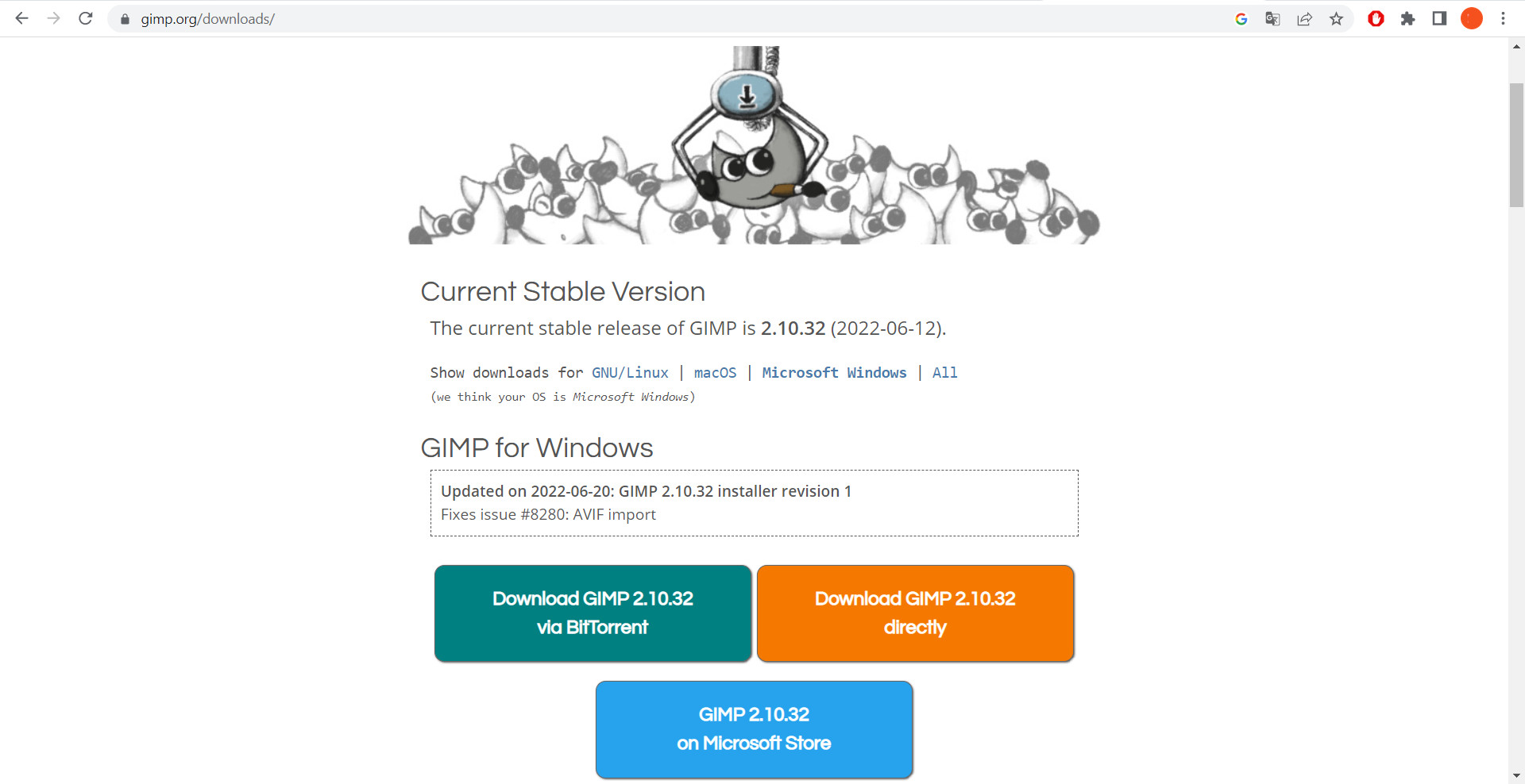 Scaricare Gimp Scaricare Gimp