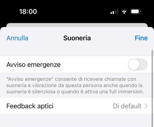 Avviso emergenze su iphone Avviso emergenze su iphone