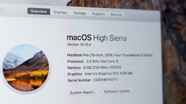 mac os high sierra