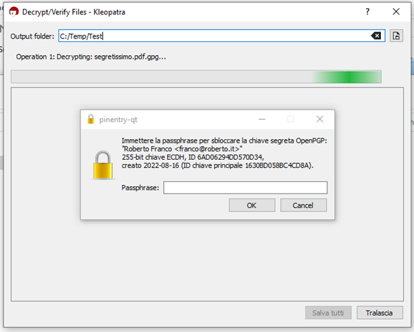 Passphrase Passphrase