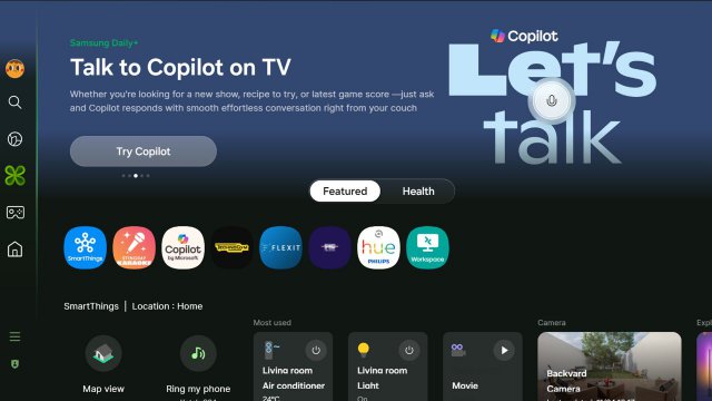 Copilot su TV Samsung