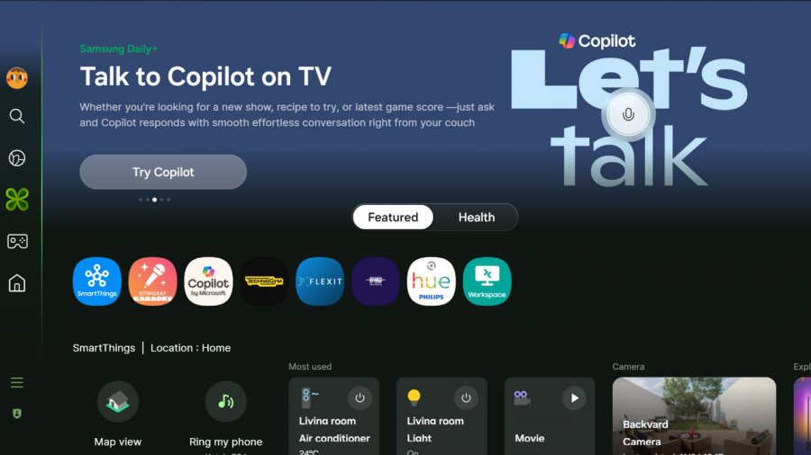 Copilot su TV Samsung
