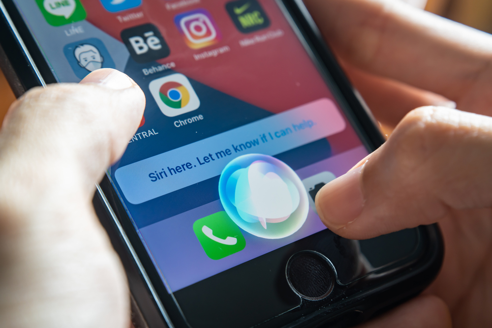 Attivazione comando vocale Siri