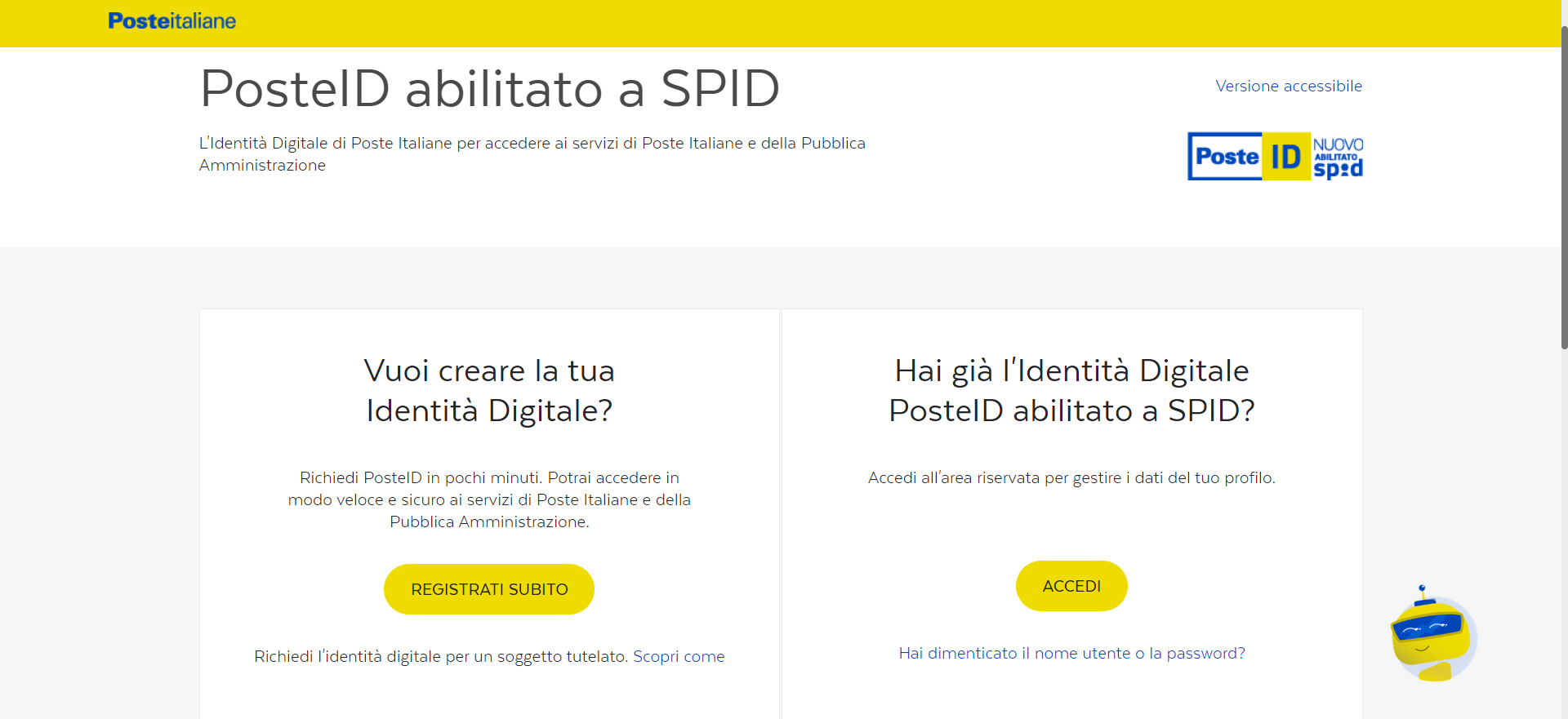 PosteID, SPID con Poste Italiane