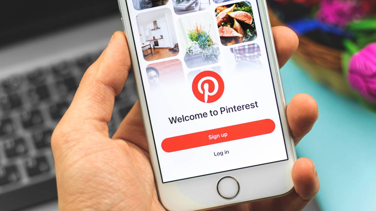 Pinterest Login all'app