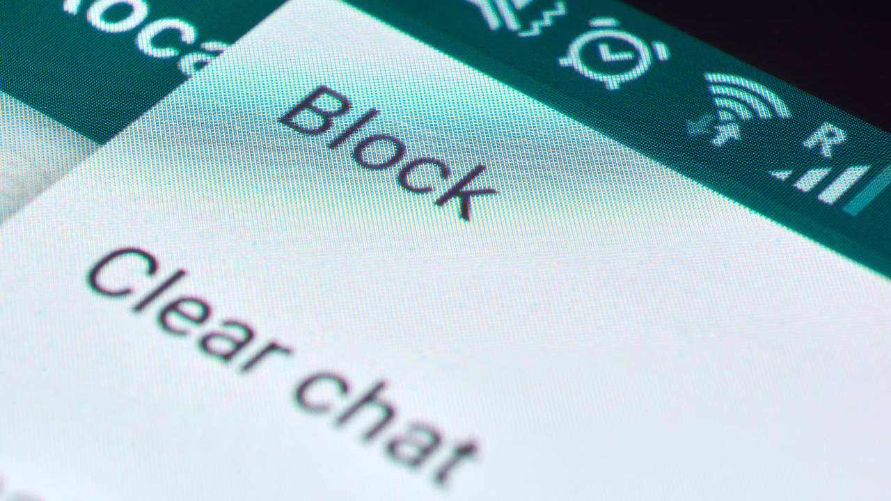 Blocco whatsapp