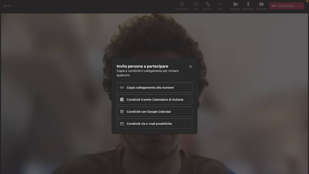 Riunione immediata su Teams Riunione immediata su Teams