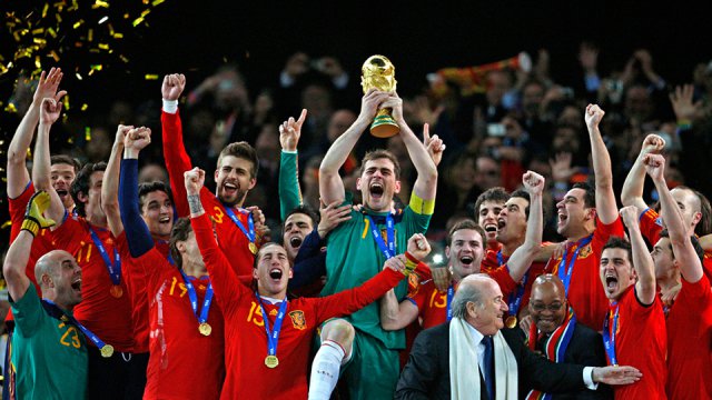 La Spagna campione del mondo