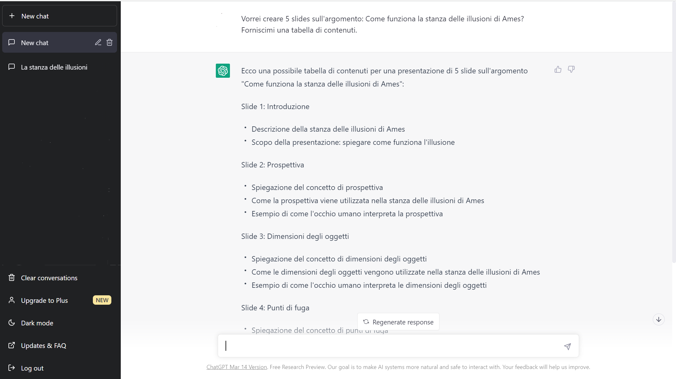 Creare presentazioni e slide con Chat GPT Creare presentazioni e slide con Chat GPT