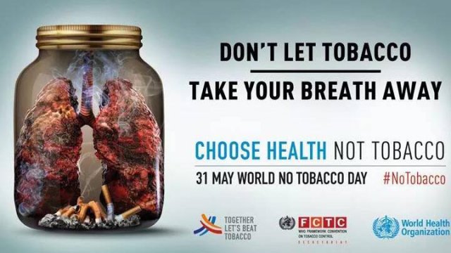 giornata mondiale senza tabacco 2019