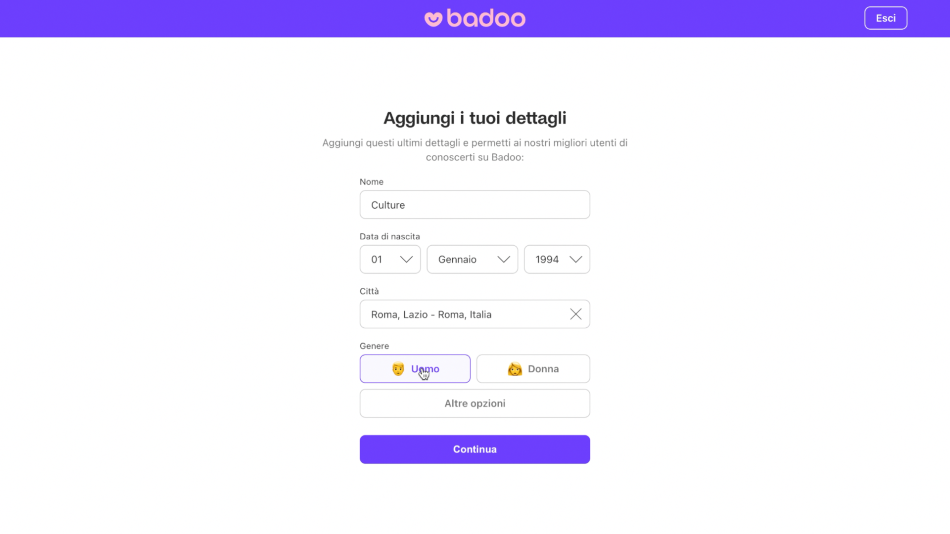 Badoo, registrazione Badoo, registrazione
