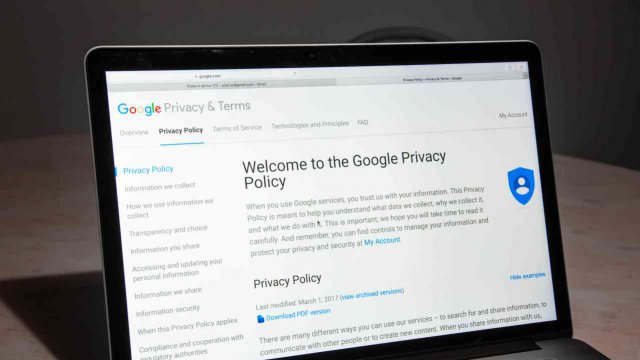 privacy policy di Google
