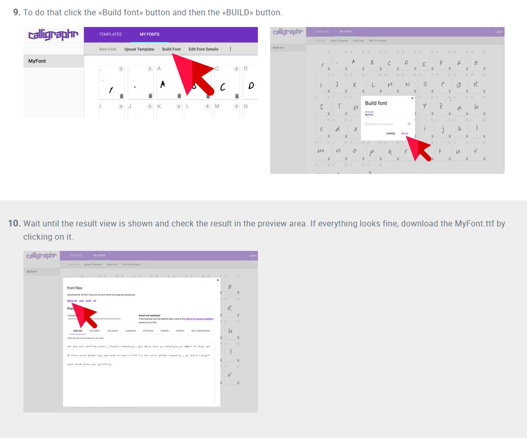 Convertire in TTF o OTF Convertire in TTF o OTF