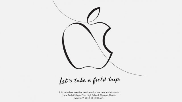 apple evento 27 marzo 2018