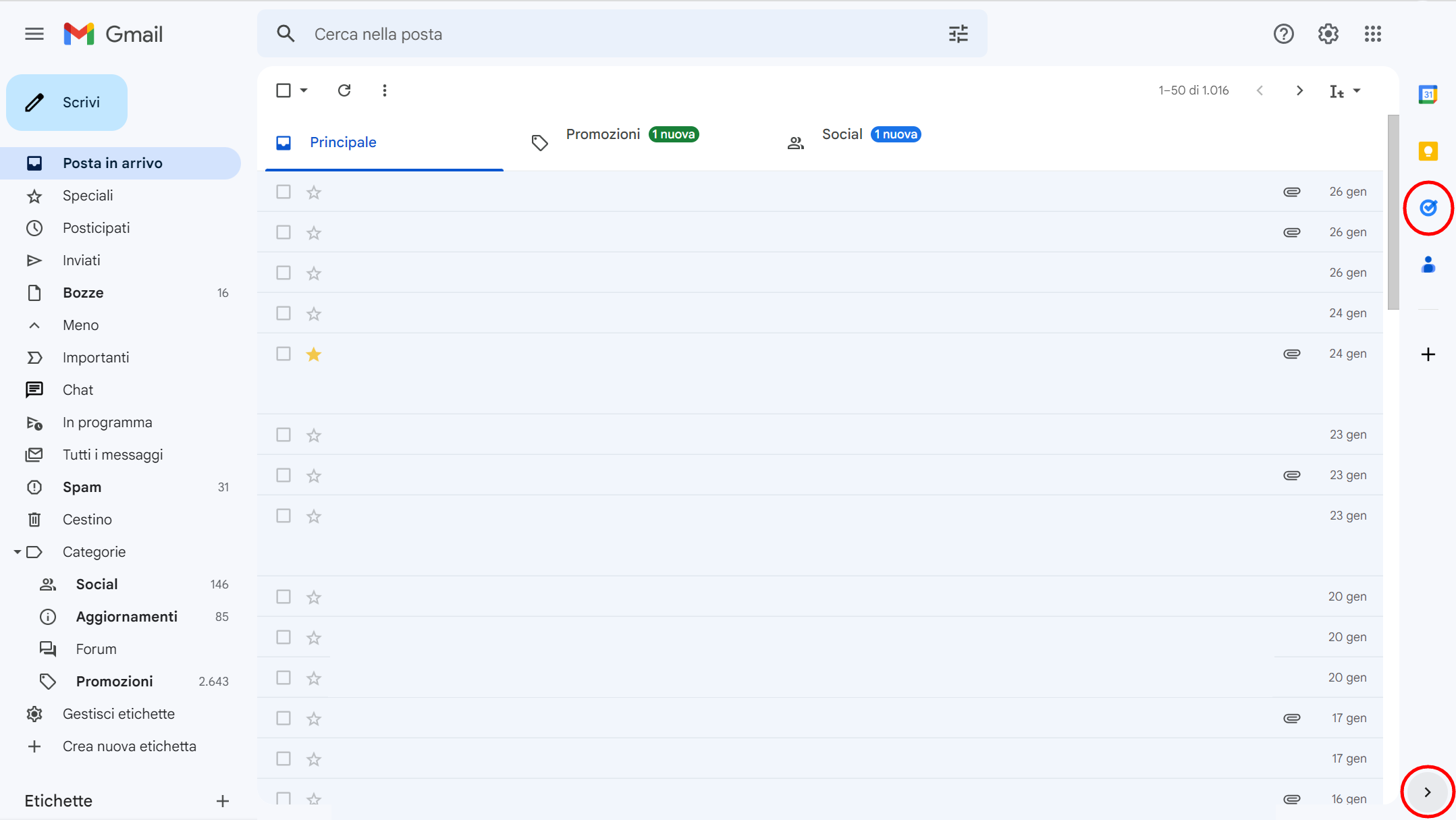Creare un task su Gmail