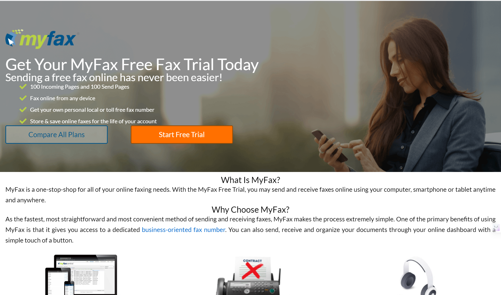 Schermata-myfax-homepage