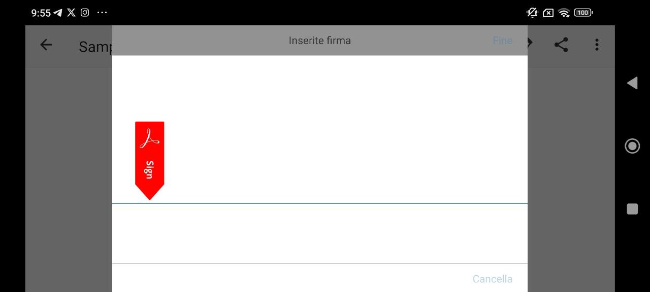 Firmare su Adobe compila e firma