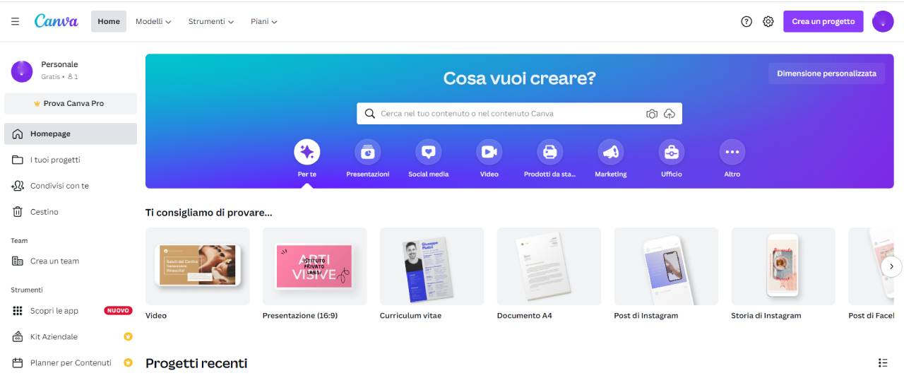 Canva: esempi di utilizzo Canva: esempi di utilizzo