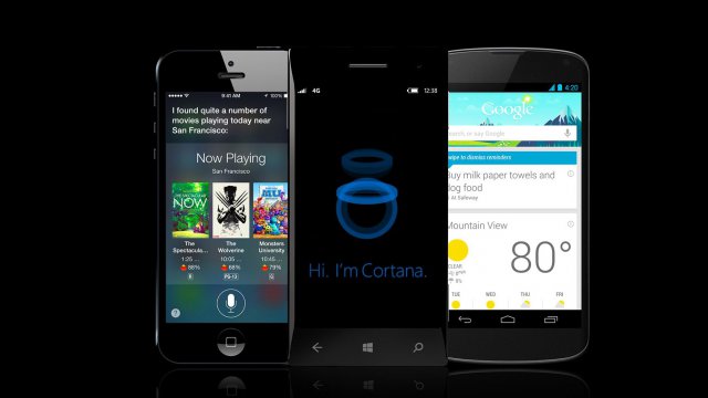 Siri, Google Now, Cortana