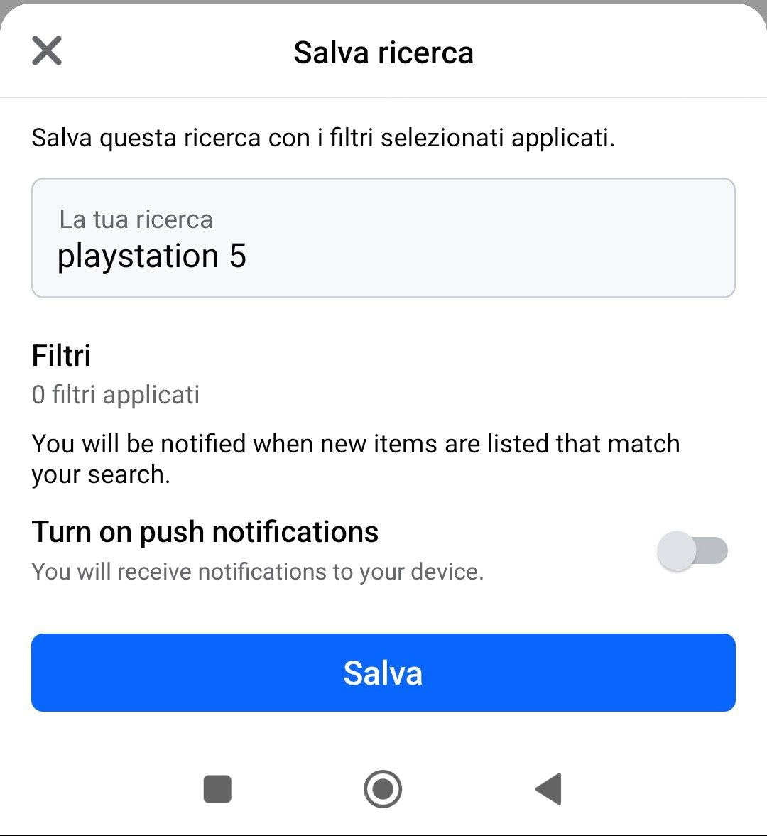 Ricerca Marketpalce Ricerca Marketpalce