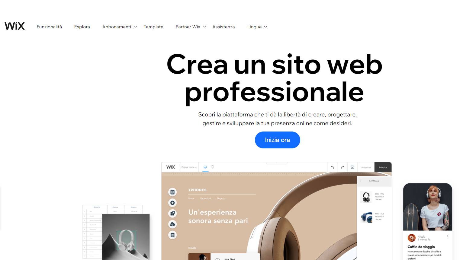 Wix: funzioni e caratteristiche principali Wix: funzioni e caratteristiche principali