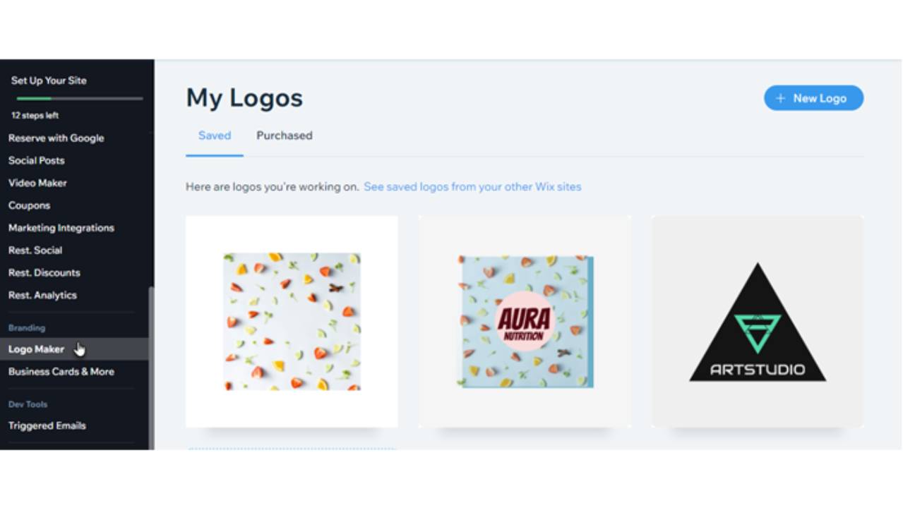 Wix logo maker Wix logo maker