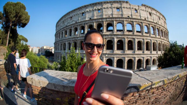 Connessione WiFi dal Colosseo