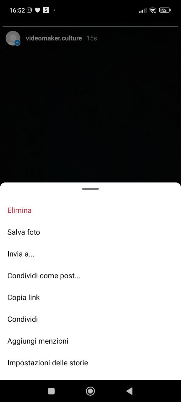 Salvare storie instagram dopo pubblicazione