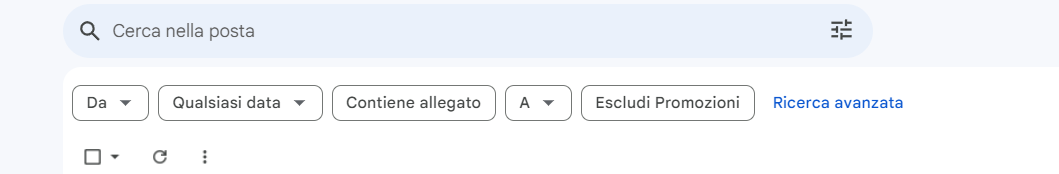 Eliminazione messaggi gmail per mittente Eliminazione messaggi gmail per mittente