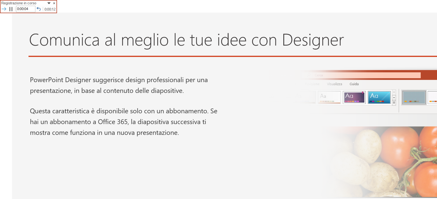 Impostare intervalli PowerPoint Impostare intervalli PowerPoint