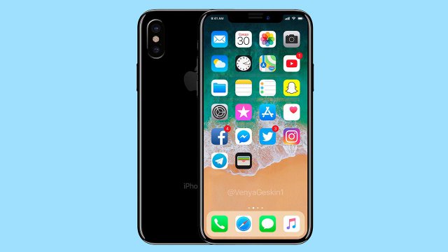 iPhone 8, rendering di Benjamin Geskin