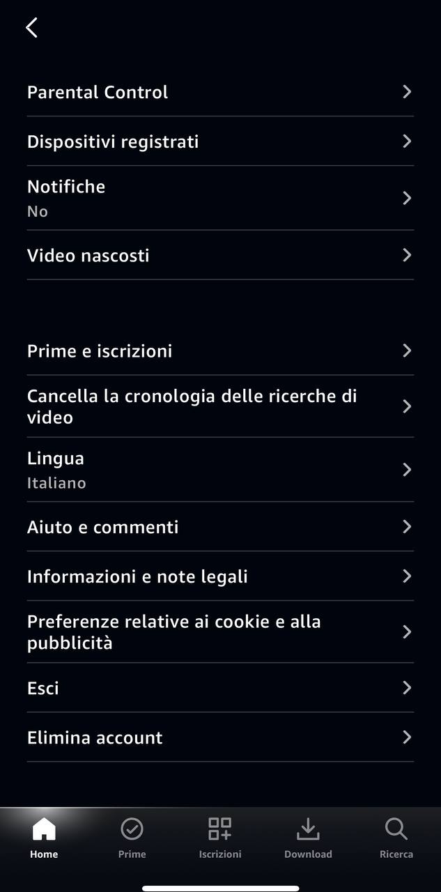 Amazon Prime, cancellare cronologia Amazon Prime, cancellare cronologia
