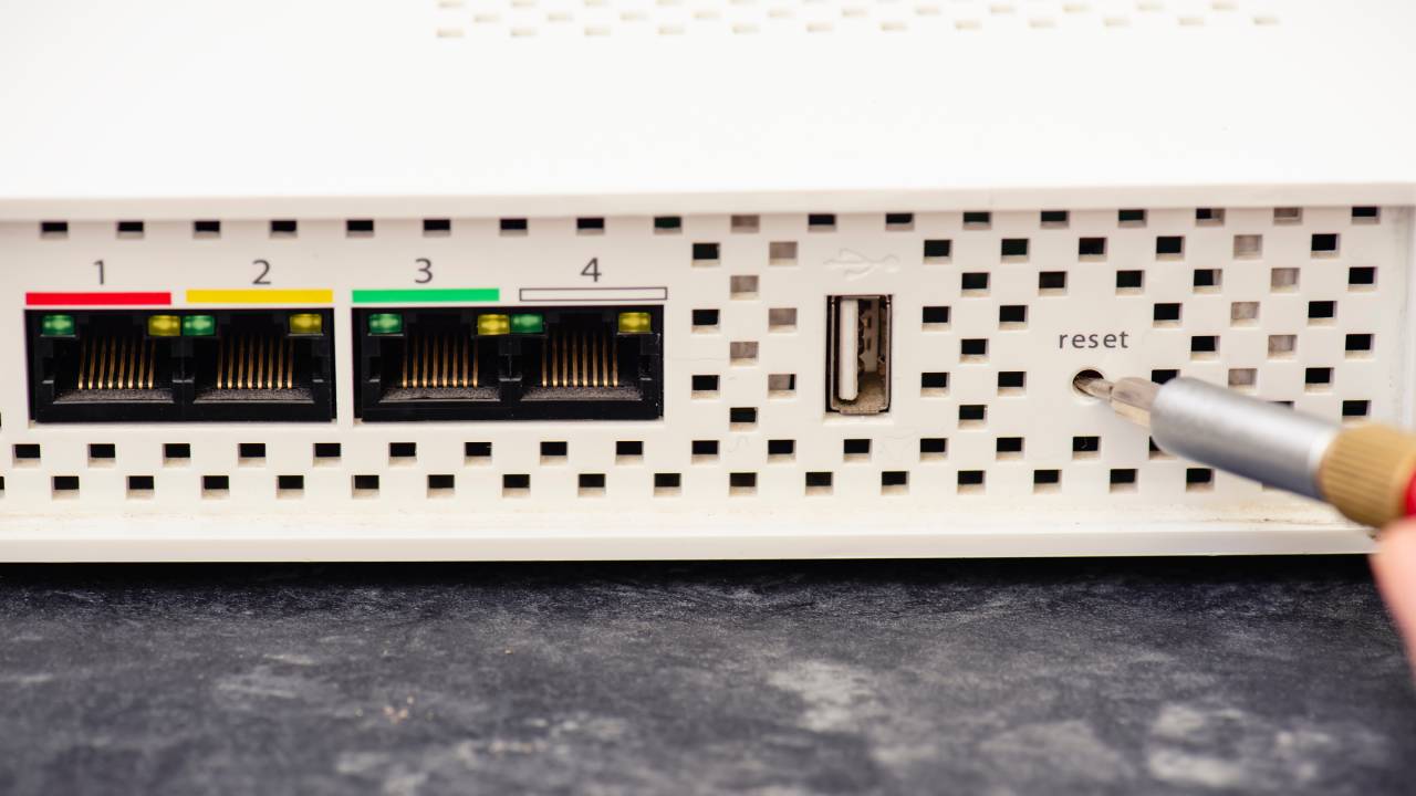 Reset router Reset router