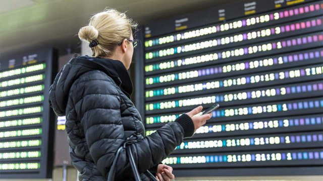 Lo smartphone può aiutare a ottenere il rimborso in caso di volo cancellato