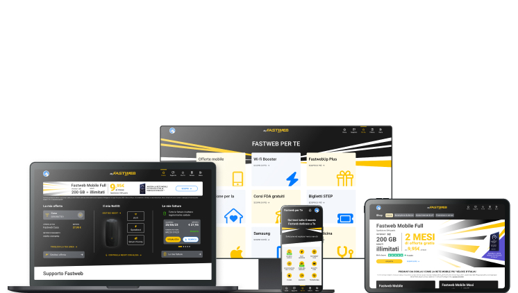 MyFastweb, come funziona la nuova area clienti - FASTWEBPLUS