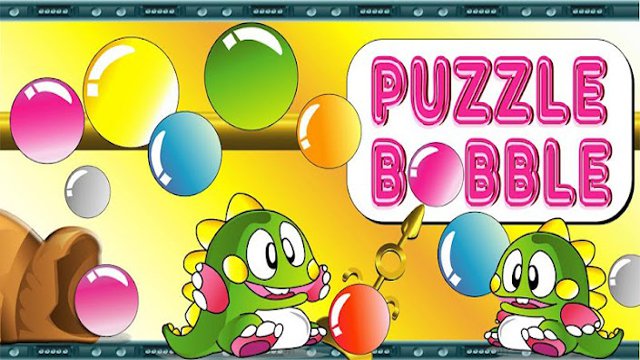 la schermata principale di Puzzle Bobble